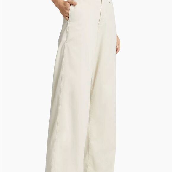 Rag & Bone Sofie Wide-Leg Chino size 10 turtledove NWT  $395 - Picture 3 of 7